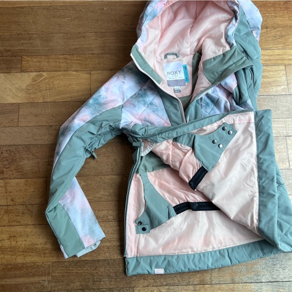 ***NWT***Roxy Pastel Pullover Winter Jacket - Multi Colored - Picture 7 of 7